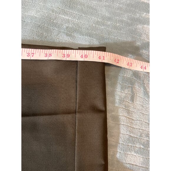 George Mens Dress Pants 36in 30in Brown Pleated Front Cuffed Leg Preppy Corpcore - Picture 8 of 9